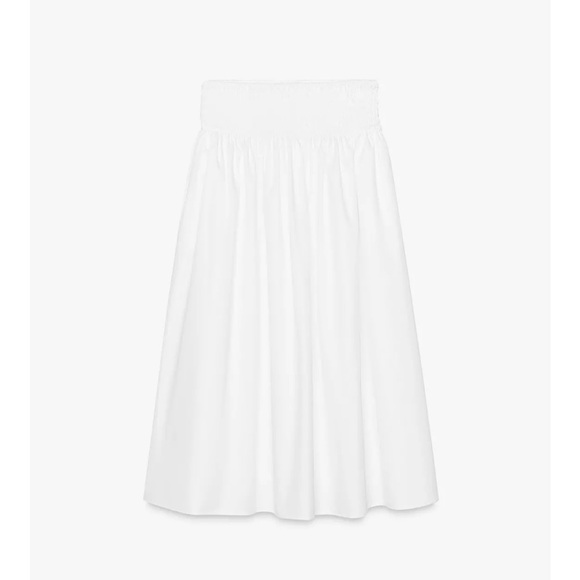 ZARA White Maxi Skirt - Picture 1 of 8